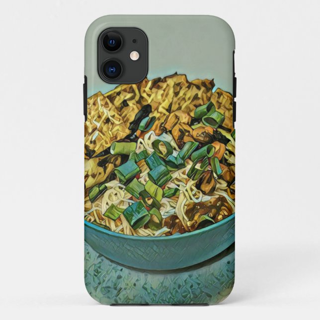 Capa Para iPhone 11 Presente de Comidas japonesas (Verso)