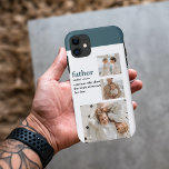 Capa Para iPhone 11 Presente de Dia de os pais Feliz para Foto de Cola<br><div class="desc">Presente de Dia de os pais de Foto de Colagem Moderna</div>
