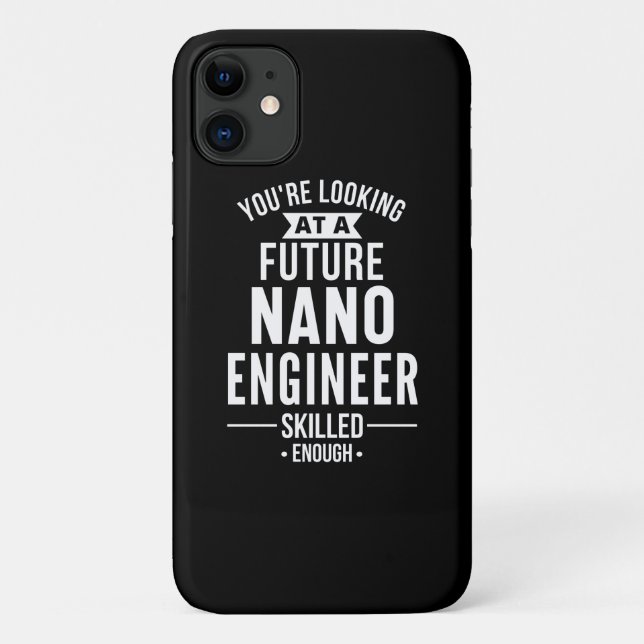 Capa Para iPhone 11 presente de engenheiro NANO (Verso)