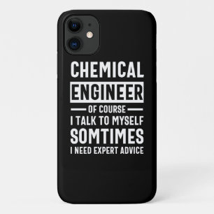 Capa Para iPhone 11 Presente de Engenheiro Químico Engraçado