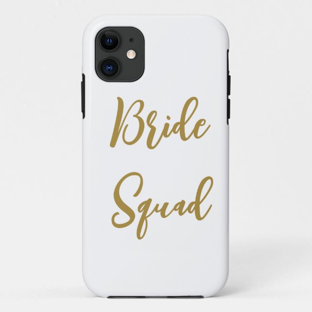 Capa Para iPhone 11 presente de madrinha de casamento simples minimali (Verso)