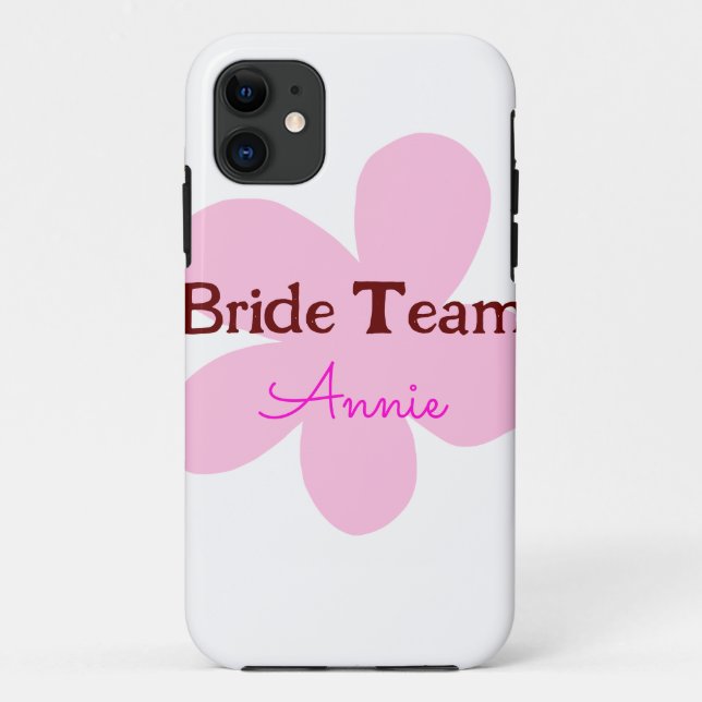 Capa Para iPhone 11 presente de madrinha de casamento simples minimali (Verso)