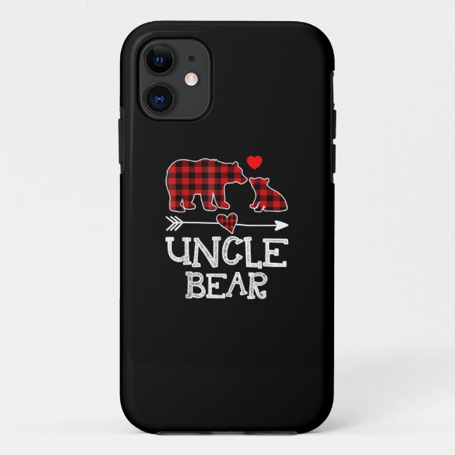 Capa Para iPhone 11 Presente de Natal do Tio Urso | Presente Para A Fa (Verso)