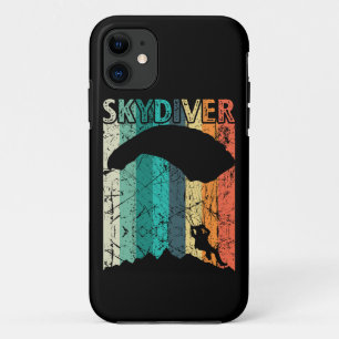 Capa Para iPhone 11 Presente de Paraquedismo Vintage Paraquedista de P