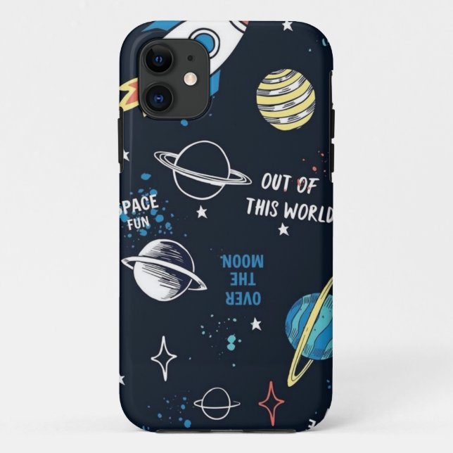 Capa Para iPhone 11 Presente do Espaço Exterior Astronauta Espaço Galá (Verso)