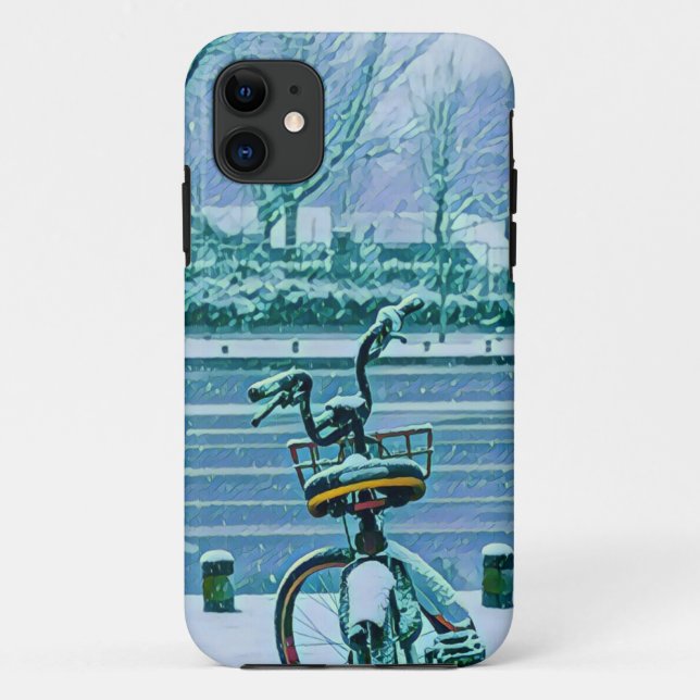 Capa Para iPhone 11 Presente do touro de bicicleta (Verso)