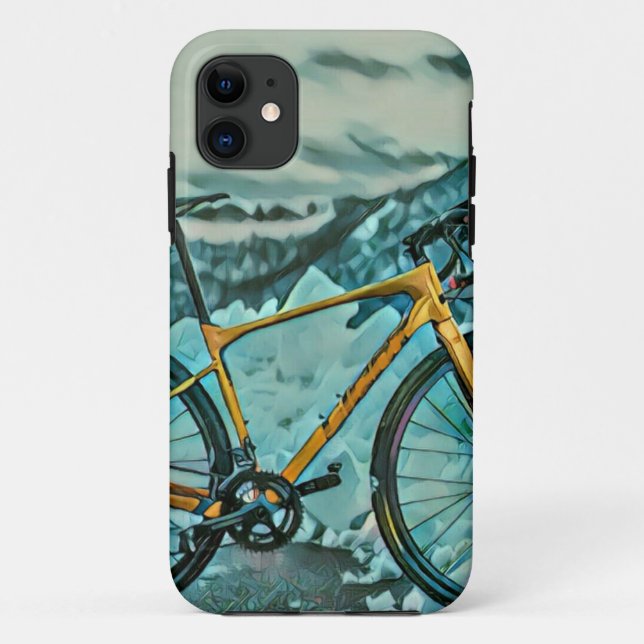 Capa Para iPhone 11 Presente do touro de bicicleta (Verso)