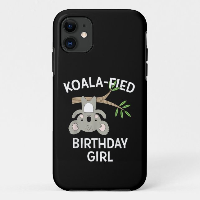 Capa Para iPhone 11 Presente Engraçado para Menina no Aniversário com  (Verso)
