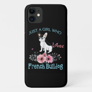 Capa Para iPhone 11 Presente no cão Loves French Bulldog