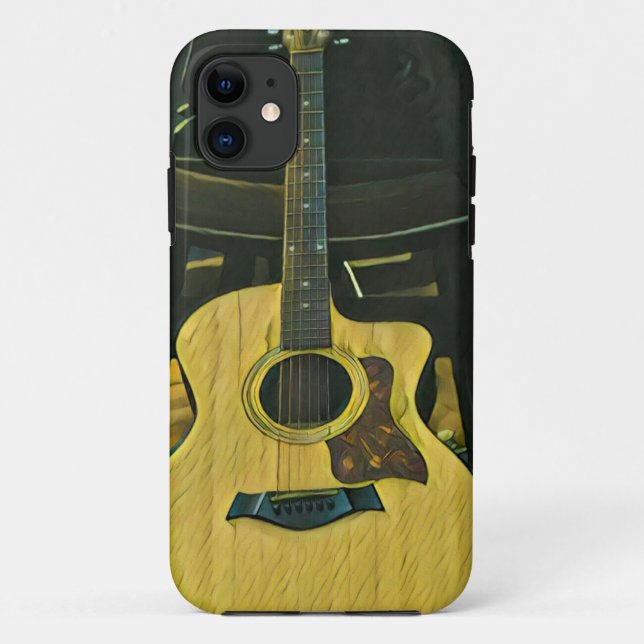 Capa Para iPhone 11 Presente para amigo guitarrista (Verso)