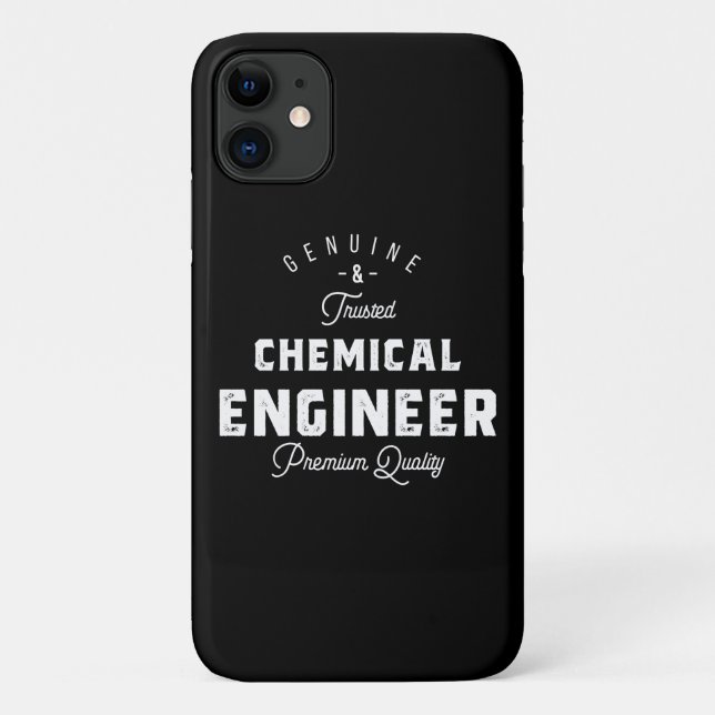 Capa Para iPhone 11 Presente para Engenheiro Químico (Verso)