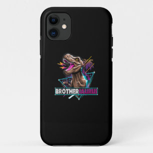 Capa Para iPhone 11 Presente Para Irmão Da Família Dinossauro Brothe