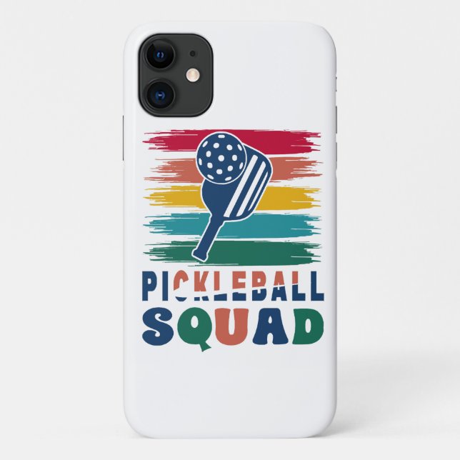 Capa Para iPhone 11 Presente para Jogadores de Pickleball (Verso)
