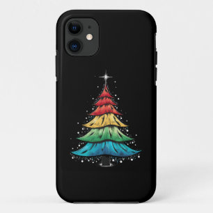 Capa Para iPhone 11 Presentes de Árvore de Natal do Orgulho LGBTQ Gay
