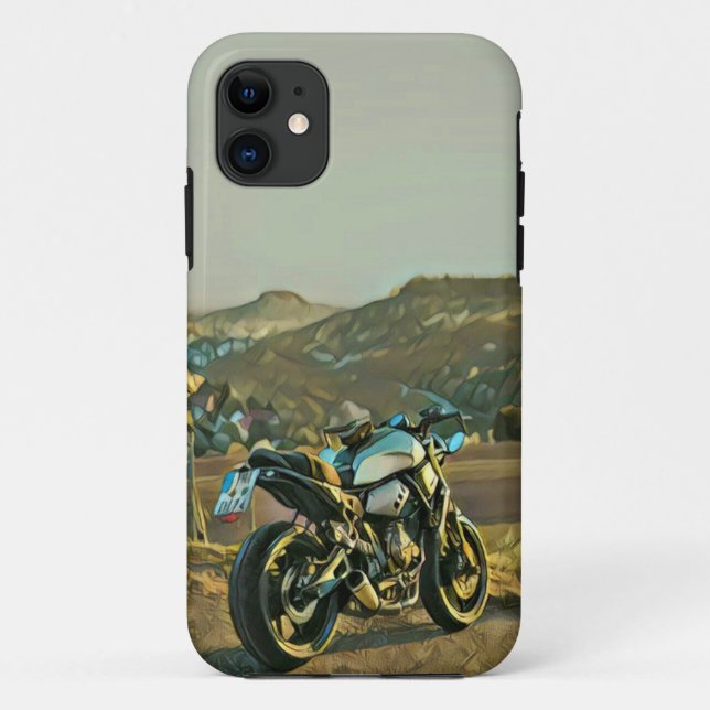Capa Para iPhone 11 Presentes de motocicleta (Verso)