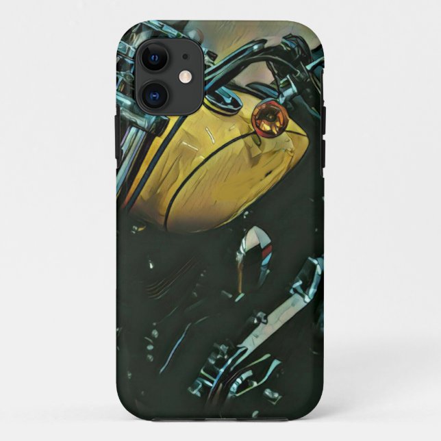 Capa Para iPhone 11 Presentes de motocicleta (Verso)