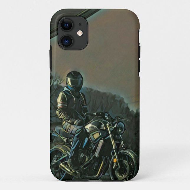 Capa Para iPhone 11 Presentes de motocicletas (Verso)