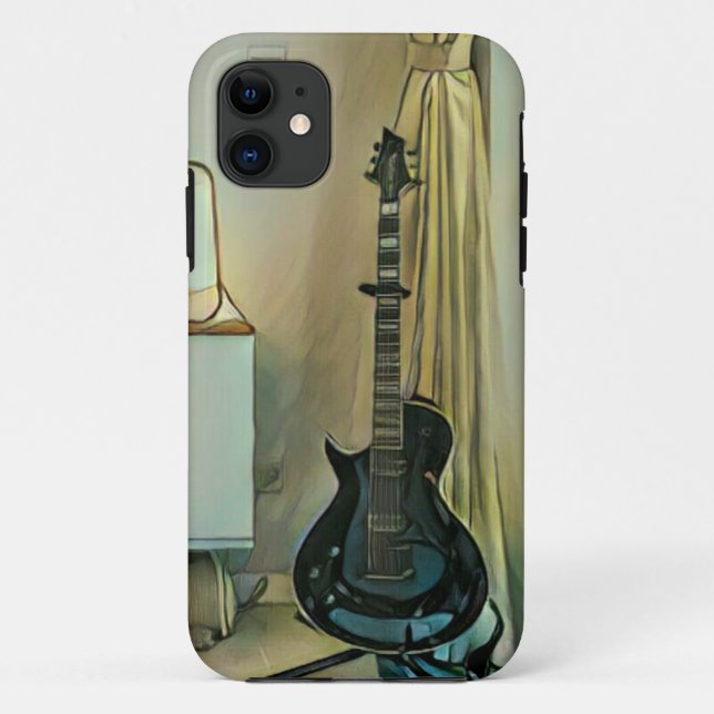 Capa Para iPhone 11 Presentes de violão para pai (Verso)