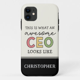Capa Para iPhone 11 Presentes engraçados para CEO | Presentes de Chefe