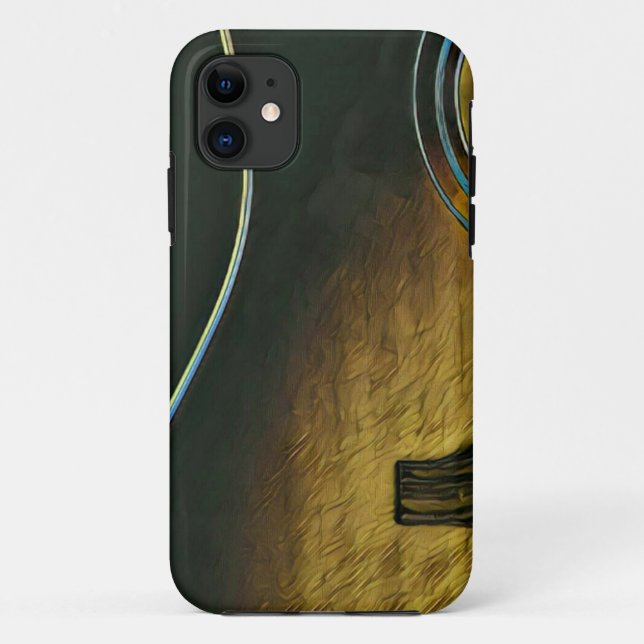 Capa Para iPhone 11 Presentes para amantes de violão (Verso)
