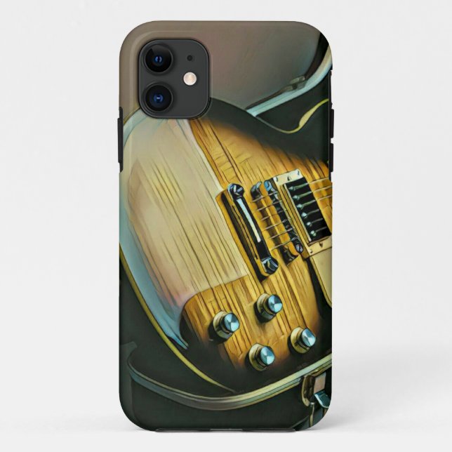 Capa Para iPhone 11 Presentes para guitarrista (Verso)