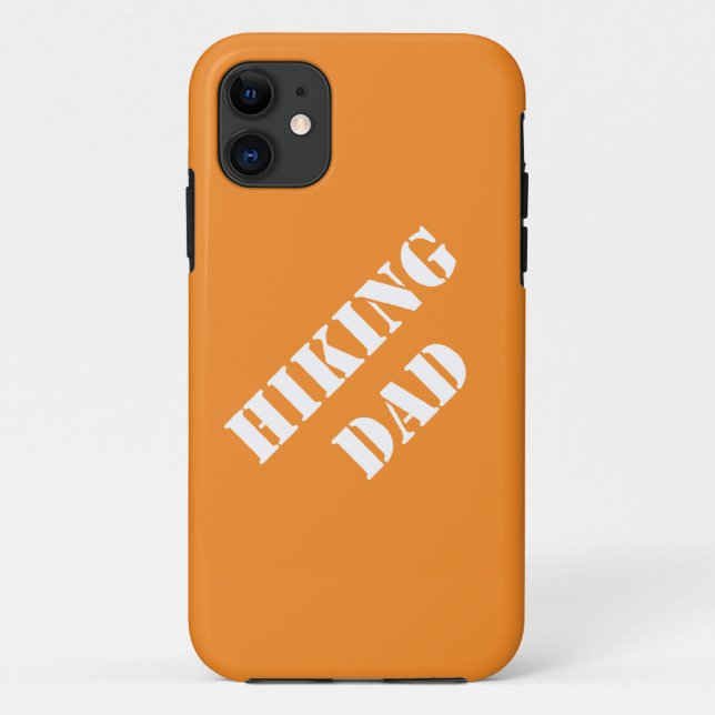 Capa Para iPhone 11 Presentes para Papai que Gosta de Caminhar Ideias  (Verso)