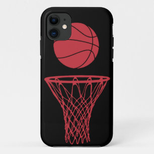 Capa Para iPhone 11 preto dos touros da silhueta do basquetebol do