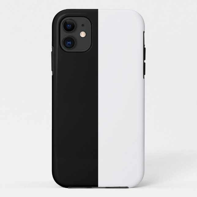 Capa Para iPhone 11 Preto E Branco Para Personalizar Isso (Verso)