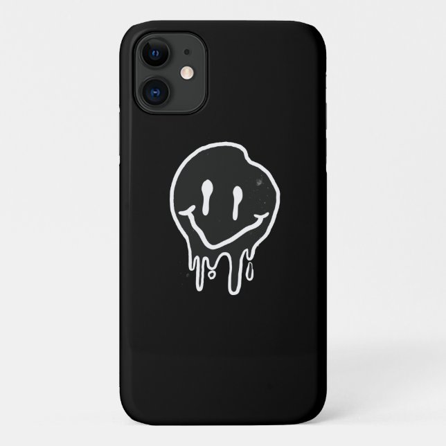 Capa Para iPhone 11 PretoSorriso (Verso)