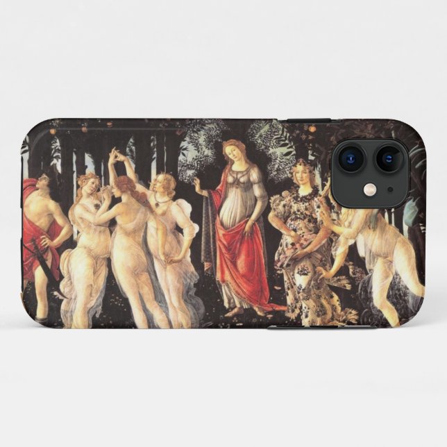 Capa Para iPhone 11 Primavera/Alegoria de Primavera Botticelli (Verso (horizontal))