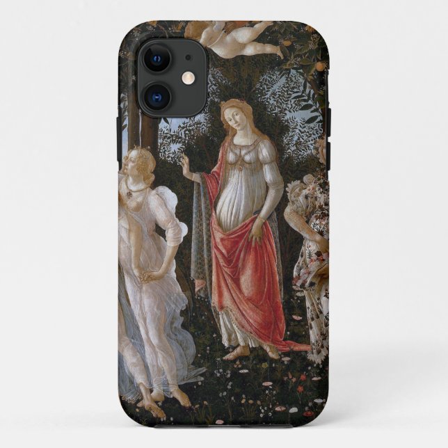 Capa Para iPhone 11 Primavera Botticelli (Verso)