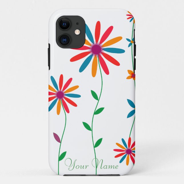 Capa Para iPhone 11 Primavera Floral iPhone 5 Case (Verso)