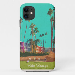 Capa Para iPhone 11 Primaveras de Vintage Palm MiniPhone de Verão / i