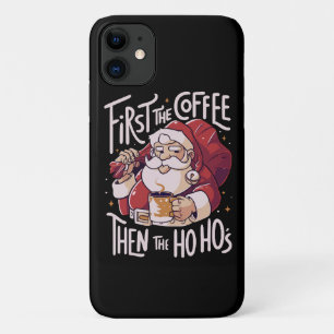 Capa Para iPhone 11 Primeiro o Café Depois o HOHO