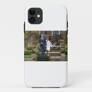 Capa Para iPhone 11 Príncipe Harry e Meghan Markle Casamento Real