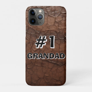 Capa Para iPhone 11 Pro #1 Avô de aparência de couro