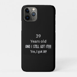Capa Para iPhone 11 Pro 39 anos de idade e ainda assim foi personalizado