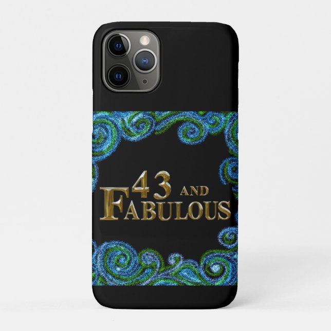 Capa Para iPhone 11 Pro 43º Aniversário (Verso)