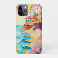 *~* 7 Watercolor Sea Beach Umbrella