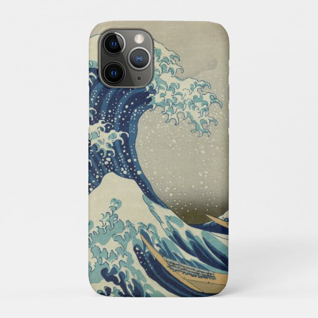Capa Para iPhone 11 Pro A grande onda fora de Kanagawa (Verso)