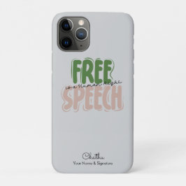 Capa Para iPhone 11 Pro A Liberdade de Expressão é um Direito Humano