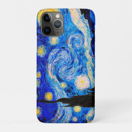 Capa Para iPhone 11 Pro A Noite Estrelada de Vincent Van Gogh