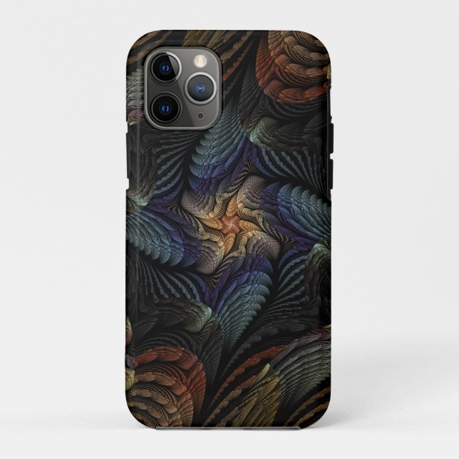 Capa Para iPhone 11 Pro Abstract Seashells (Verso)