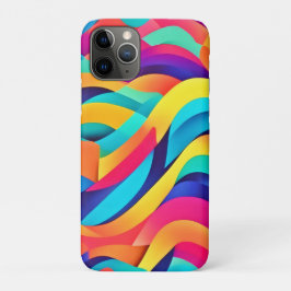 Capa Para iPhone 11 Pro Abstrato de Arte Vibrante