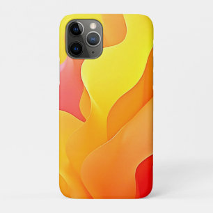 Capa Para iPhone 11 Pro Abstrato de onda vibrante de Design de calor