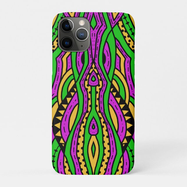 Capa Para iPhone 11 Pro Abstrato de porta 34 (Verso)