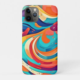 Capa Para iPhone 11 Pro Abstrato Dreamscape vibrante