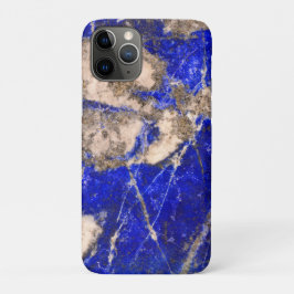 Capa Para iPhone 11 Pro Abstrato Lapis Lazuli Blue Granite