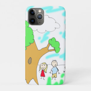 Capa Para iPhone 11 Pro Adicione o Trabalho de arte do seu filho a isto