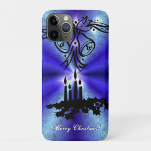 Capa Para iPhone 11 Pro Advento, Artdeco de Natal sobre o Arco-Íris Verde